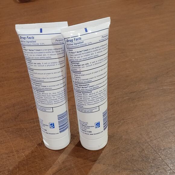 New Ca-Rezz Antibacterial Skin Care Norisc Cream Wt 9.7oz (275g) each Set of 2 - Picture 6 of 6